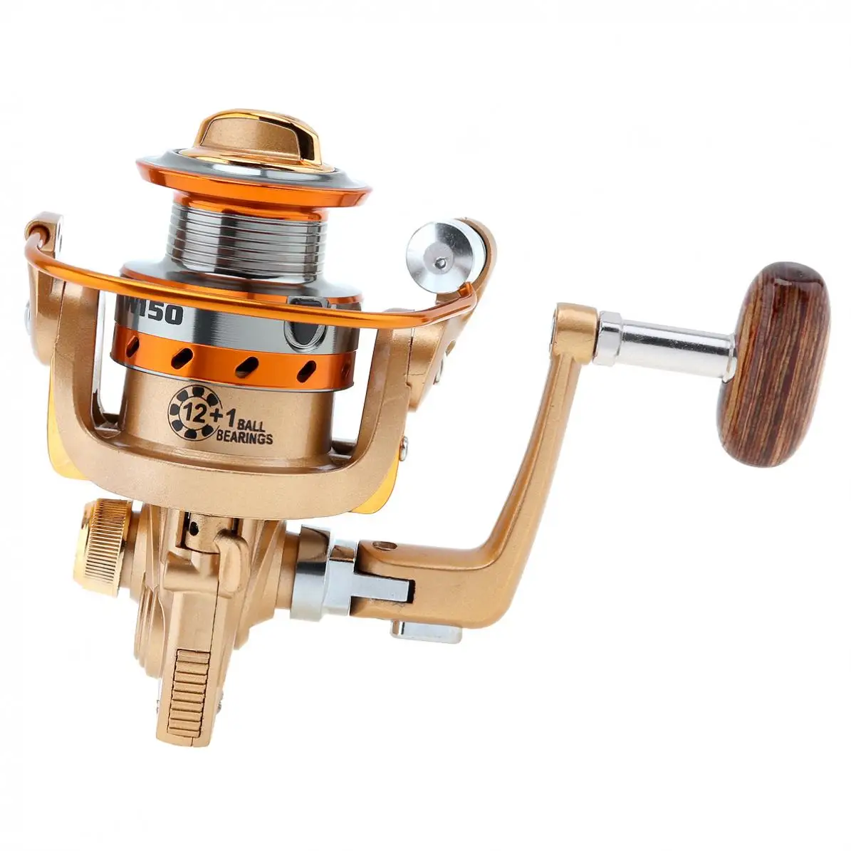 12+1 Ball Bearing 5.2:1 Mini Palm Size Spinning Fishing Reel High Speed Metal Coil Poket Small Wheel
