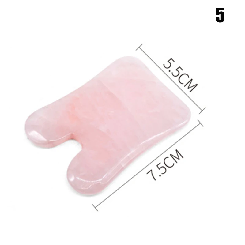 Новый натуральный кварцевый инструмент для соскабливания лица против морщин спа