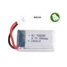 Аккумулятор lipo 3,7 в 300 мАч 25C для E55 FQ777 FQ17W DFD F180 FY530 U816 U830, батарея 702030 для радиоуправляемого квадрокоптера, запасные части