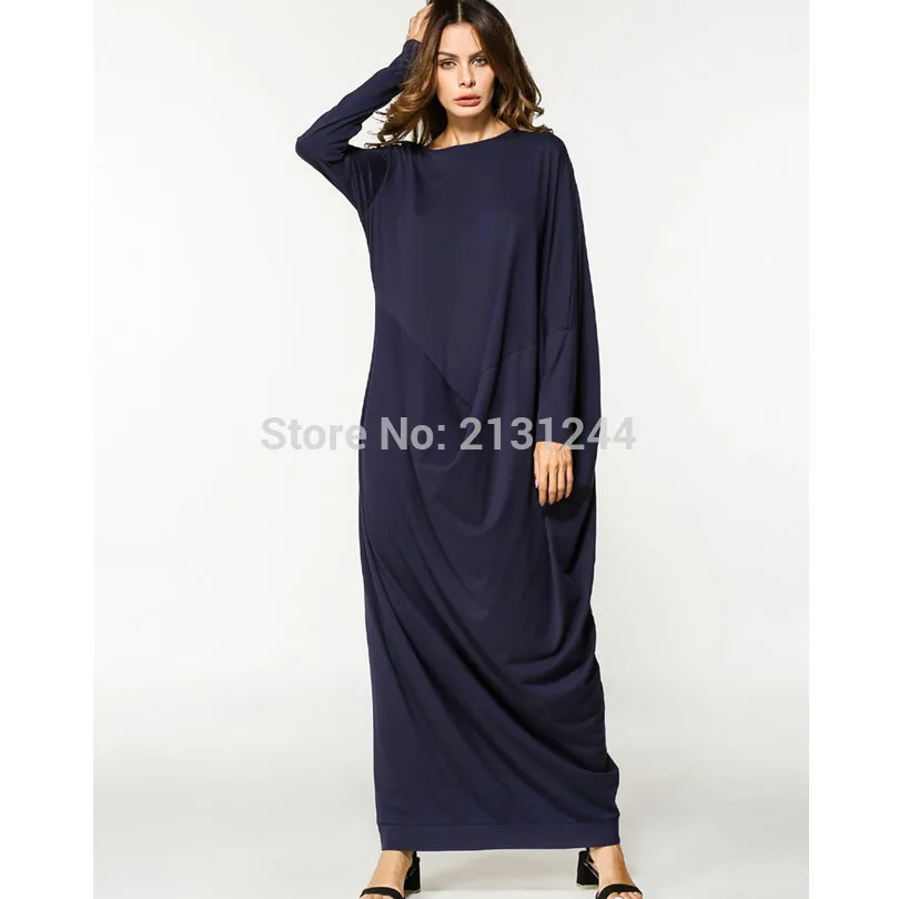 Модные женские повседневные платья больших размеров зимние 2018 новый стиль