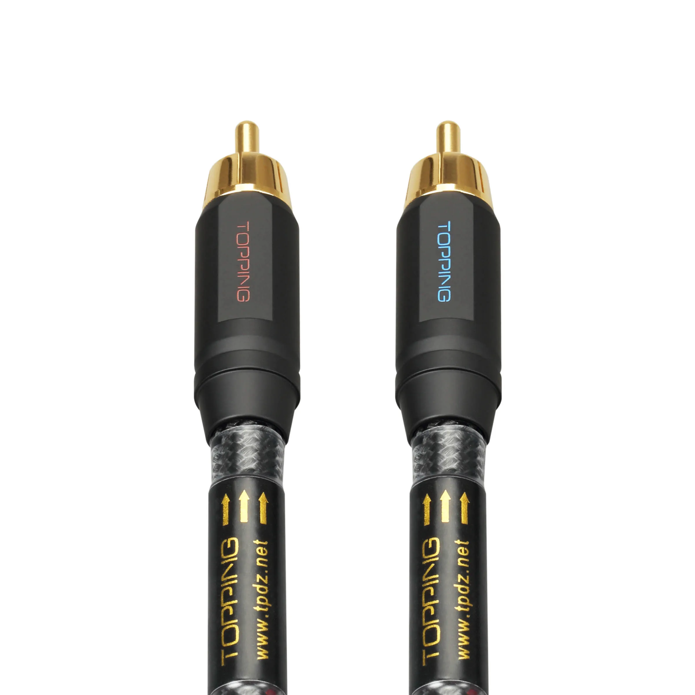 TOPPING TCR2 6N однокристальный Медный позолоченный Профессиональный аудиокабель RCA |