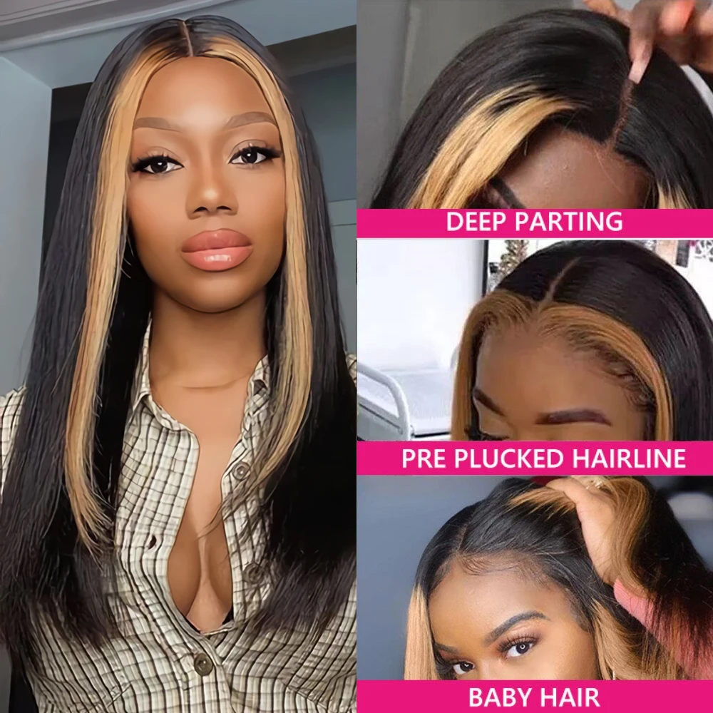 Парик из натуральных волос с прямыми волосами 30 дюймов парик бразильских 13х1т -