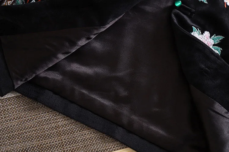 Высококачественный осенне-зимний женский жилет Hanfu элегантный замшевый в