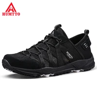 humtto brand summer trekking sandals hiking shoes for men sneakers new male breathable outdoor walking climbing water shoes mens
