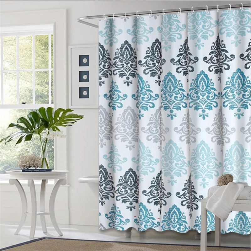 Водонепроницаемая занавеска для душа в скандинавском стиле комплект из 12