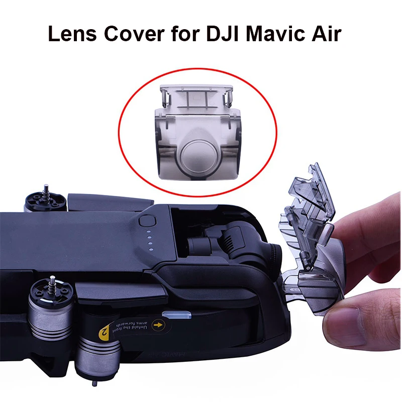 Крышка для объектива камеры для защиты DJI Mavic Air Drone от пыли и повреждений.