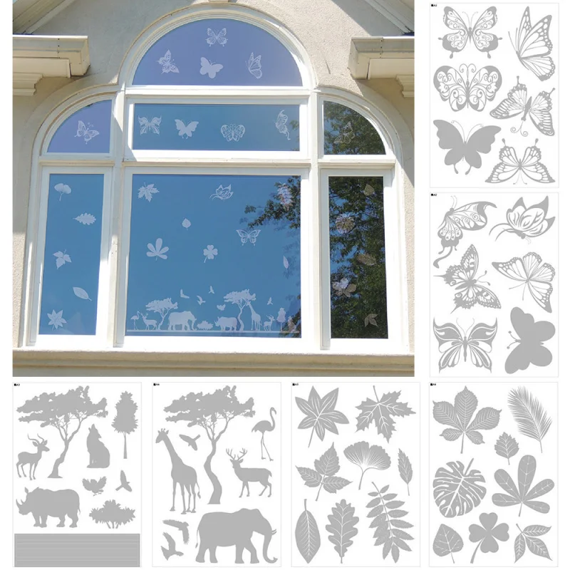 

1PC 22x30cm Transparent Bird Anti-collision Window PVC Sticker DIY Home Living Room Window Door Decoration