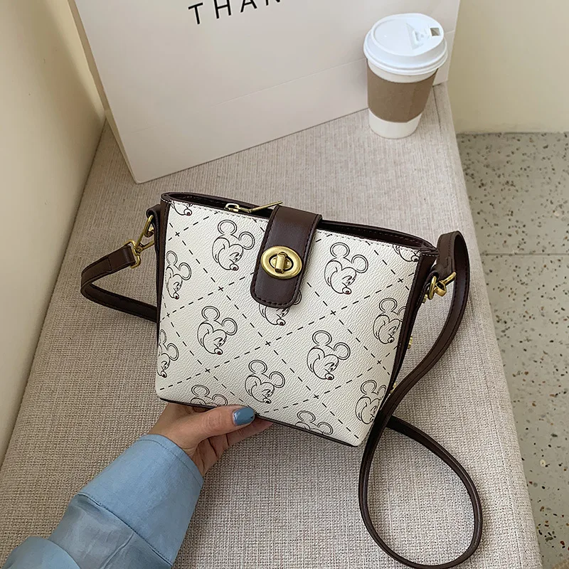 

Сумка-мессенджер из ПУ кожи, с рисунком Микки Мауса