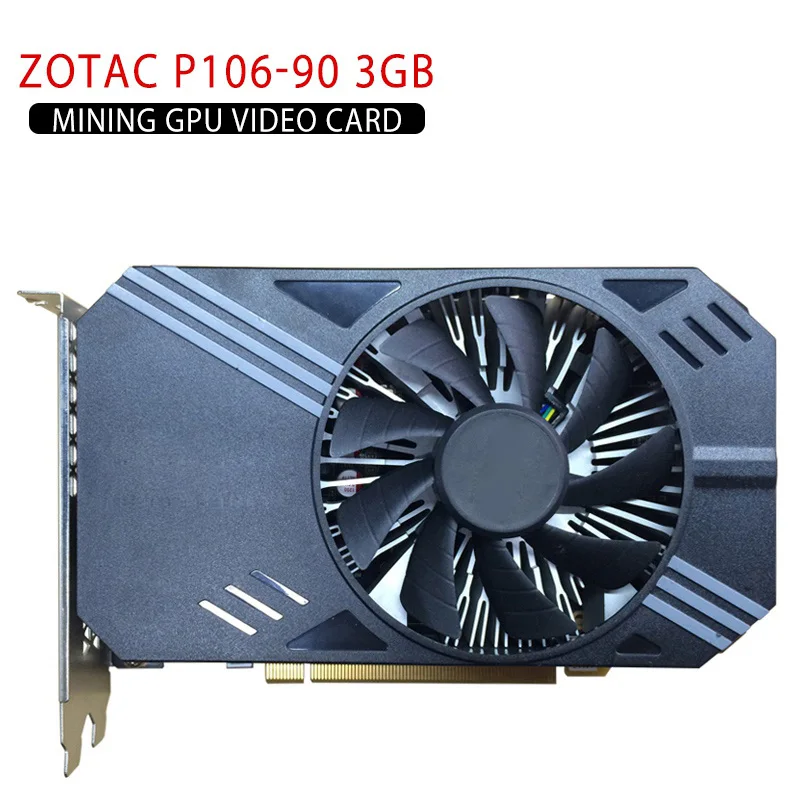 Видеокарта ZOTAC P106-90 для майнинга графическая карта GTX 2020 с объемом памяти 3 ГБ GDDR5 PCI