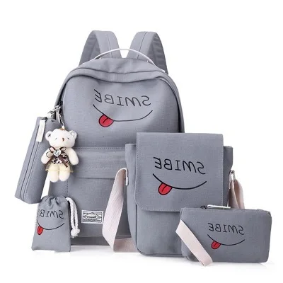 Парусиновые школьные сумки для девочек упаковка с обоими плечами оригинальная