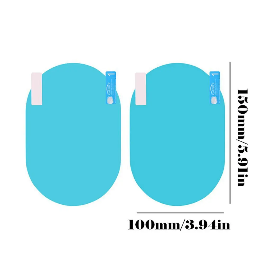 

Anti-Fog Mica Package For Window And Rear View Mirror Easy Application Transparent Rainproof Sticker For Car Window