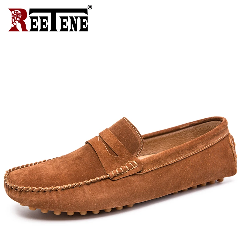 

REETENE Big Size 47 Men Loafers Fashion Casual Shoes For Men Comfort Flats Men'S Driving Shoes High Quality Loafers Male