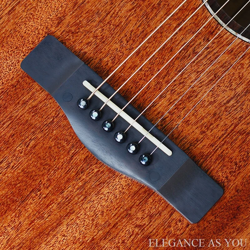 Fingerstyle Mahoga Акустическая гитара из цельного дерева 40 дюймов народная гитара деревянная гитара 40 дюймов OM гитара яркий светильник поверхность краски