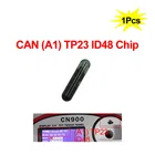 Автомобильный ключ чип, стеклянный чип CAN ID48 A1 Megamos Crypto Transponder TP23 ID 48 чип, новый ключ пустой