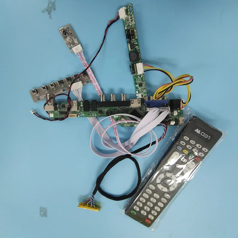 Набор для LTM230HT05 DIY CVBS светодиодный LVDS 30pin USB LCD TV AV панель монитор VGA HDMI 1920X1080 плата