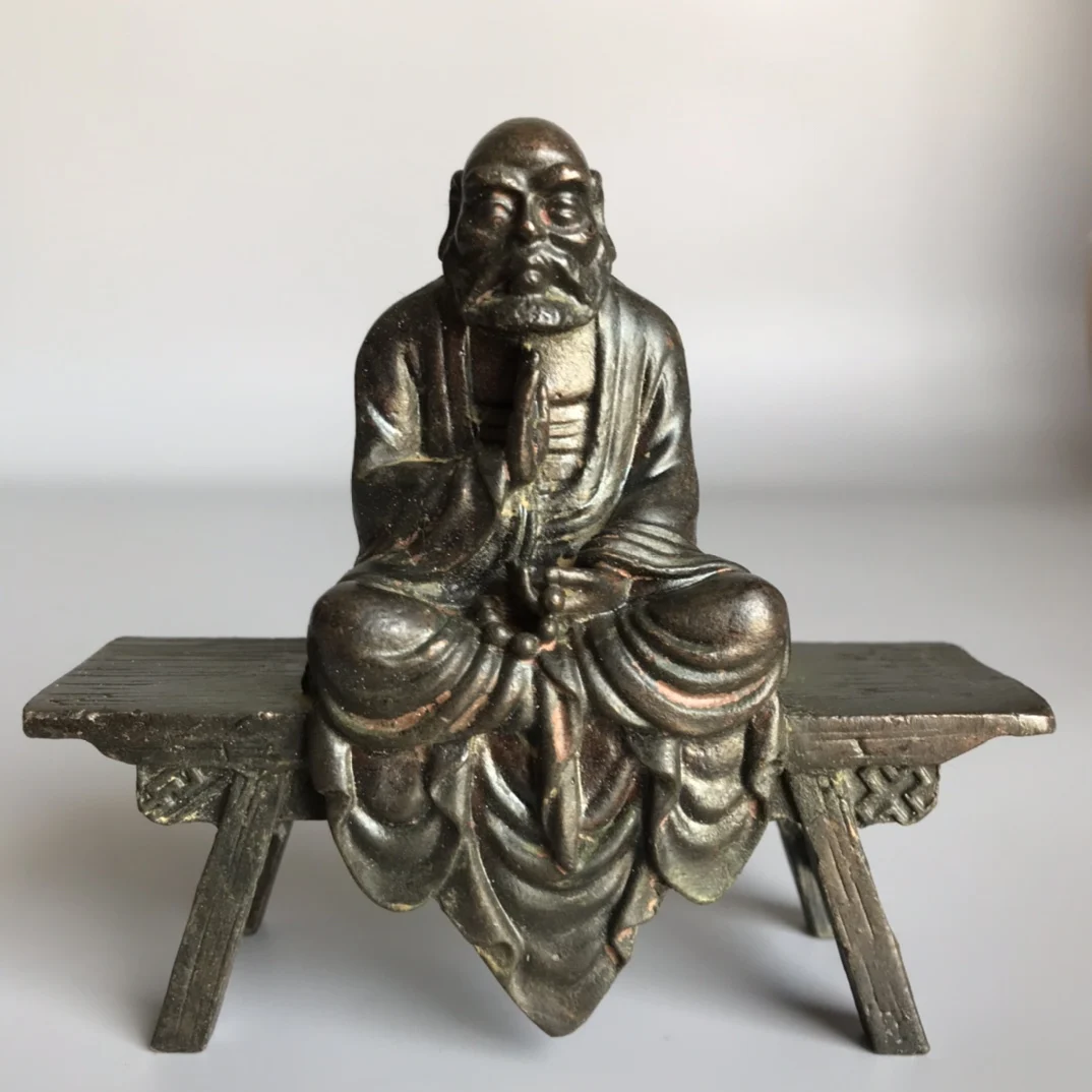 

China Elaborate Bronze “ Bodhidharma Buddha ” Metal Handicraft Home Decoration