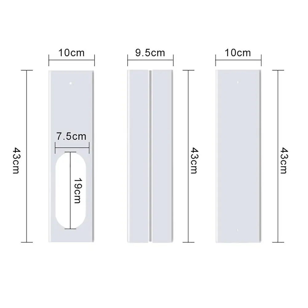 

Portable Air Conditioner Window Kit Adjustable Window Kit Plate Exhaust Hose Tube Connector for Portable Air Conditioner