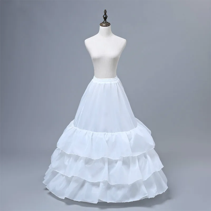 Бесплатная доставка Высокое качество Белый подъюбник кринолин нижняя юбка