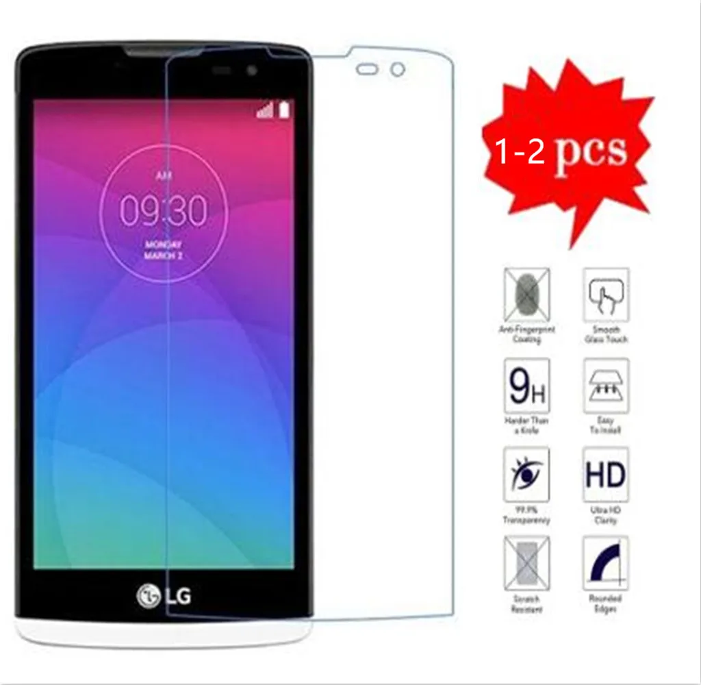 Закаленное стекло для LG Leon 4G Lte C40 C50 H324 H340 450 H320 H340N MS345 2.5D Защитная пленка экрана
