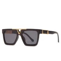 gradient fashion sunglasses women outdoor trend box glasses uv400 luxury brand luxury sun visor