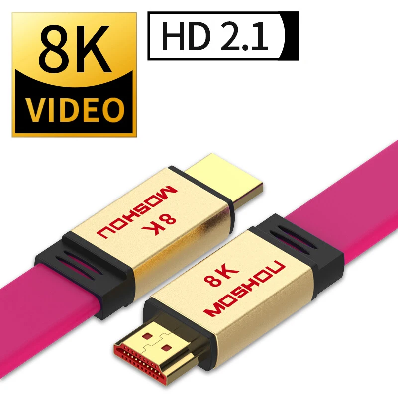 Высокопрочный кабель HD 2 1 Ultra-HD (UHD) 8K 48 Гб/с с аудио и Ethernet совместимый HDMI шнур 10 м 15