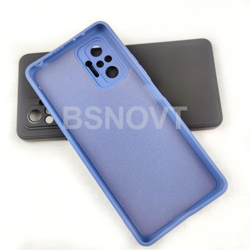 original liquid silicone case for xiaomi redmi note 10 pro 10 4g 10s shockproof soft back cover for xiaomi redmi note 10 5g capa free global shipping