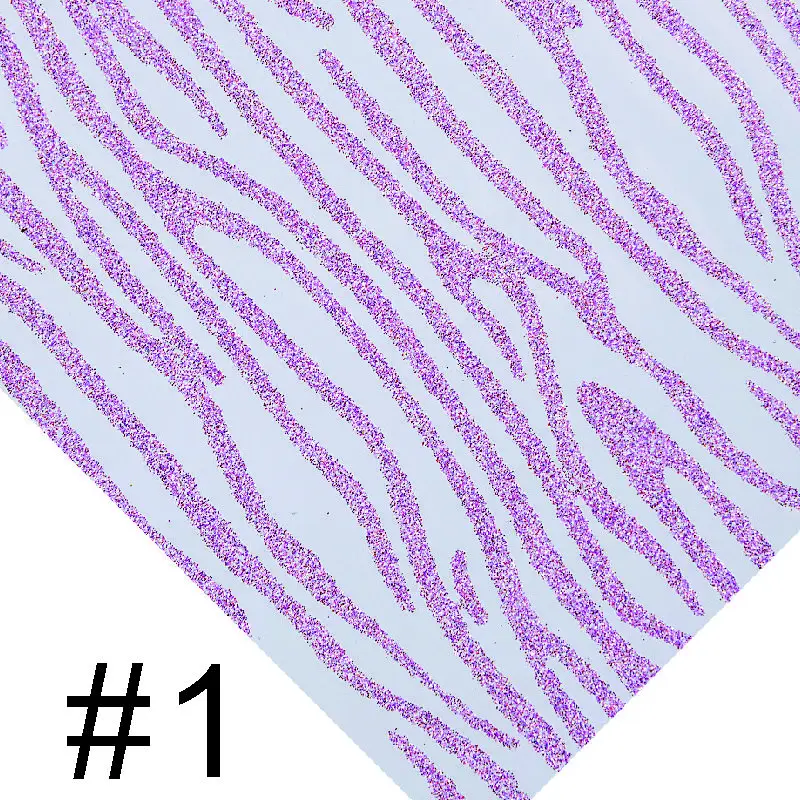 

20*30cm A4 Transparent Willow Stripes Glitter Powder PVC Jelly Vinyl Fabric Leather for DIY Handbags Bows Home Decoration
