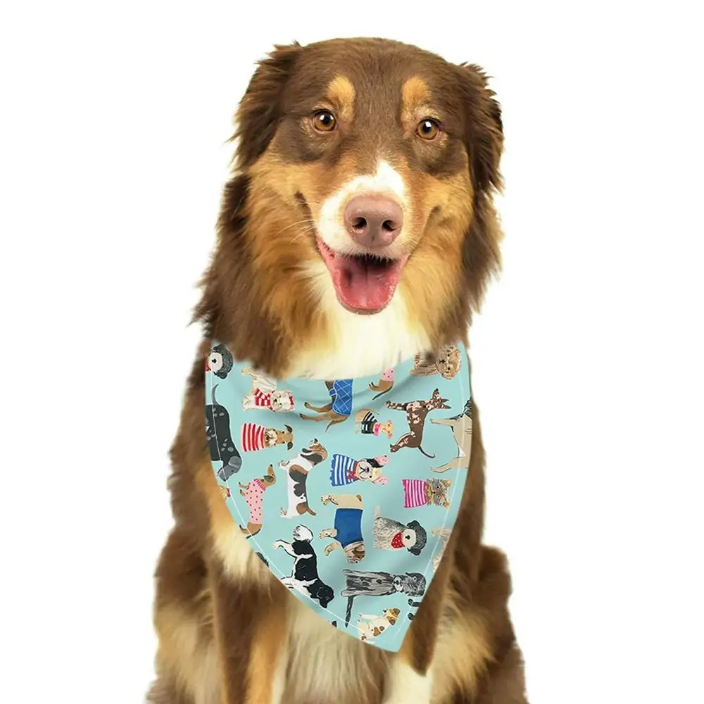 Мультфильм животных Аватар кошка собака бандана для домашних Регулируемые