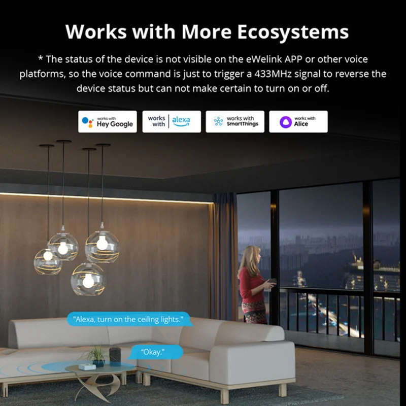 SONOFF Интеллектуальный радиочастотный мост R2 433 МГц Wifi дистанционный таймер DIY