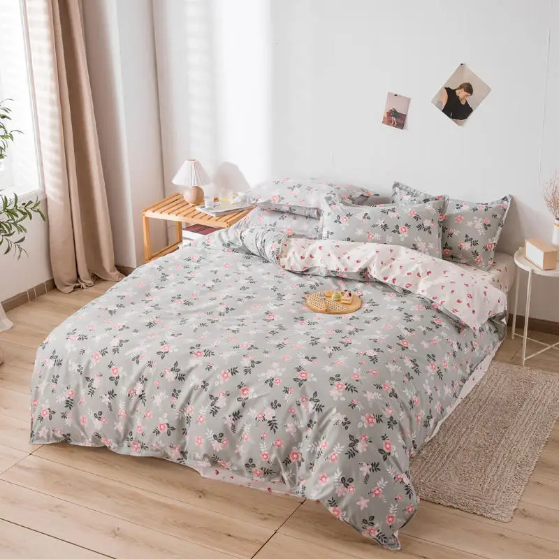 Краткое описание: пододеяльник простынь наволочки Полный король Queen Twin цветок