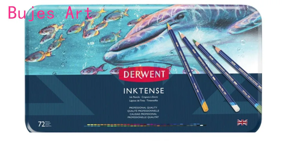 12/24/36/72 не токсична профессиональная inktense Цвет Карандаши цветные карандаши для