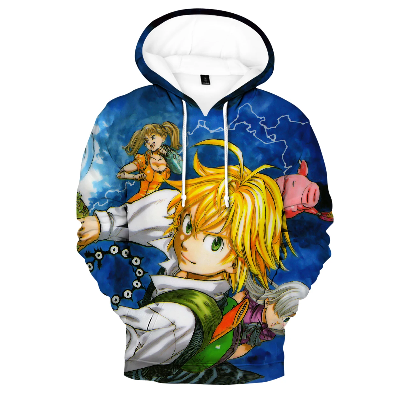 

Толстовки Nanatsu No Taizai 3D, свитшоты для мужчин/женщин/детей, модная Толстовка с длинным рукавом, популярный свитшот в стиле Харадзюку, пуловер