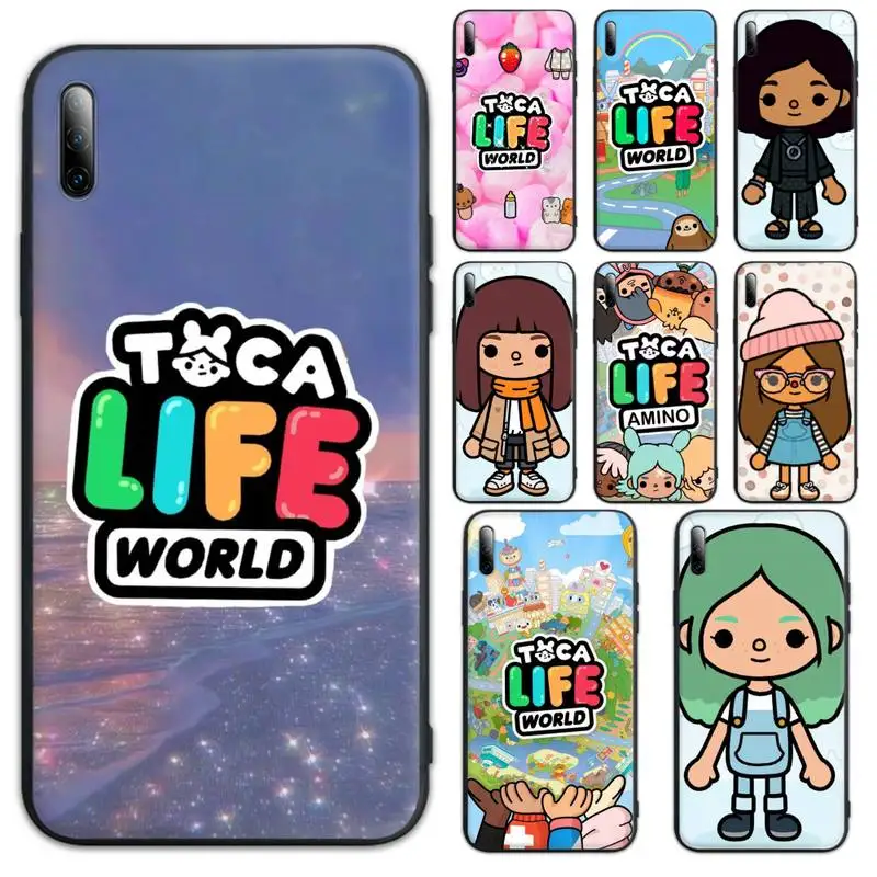 

Toca Boca Toca Life World game Phone Case For Samsung A01 A10 A02 A20 A31 A40 A50 S A52 A51 A70 A71 A80 A91 Cover Fundas Coque