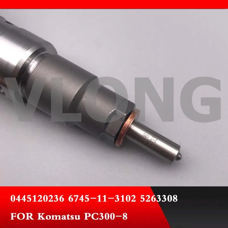 Форсунка дизельного топлива Common Rail 0445 120 236 для Komatsu PC300 Cummins 0445120236 форсунка