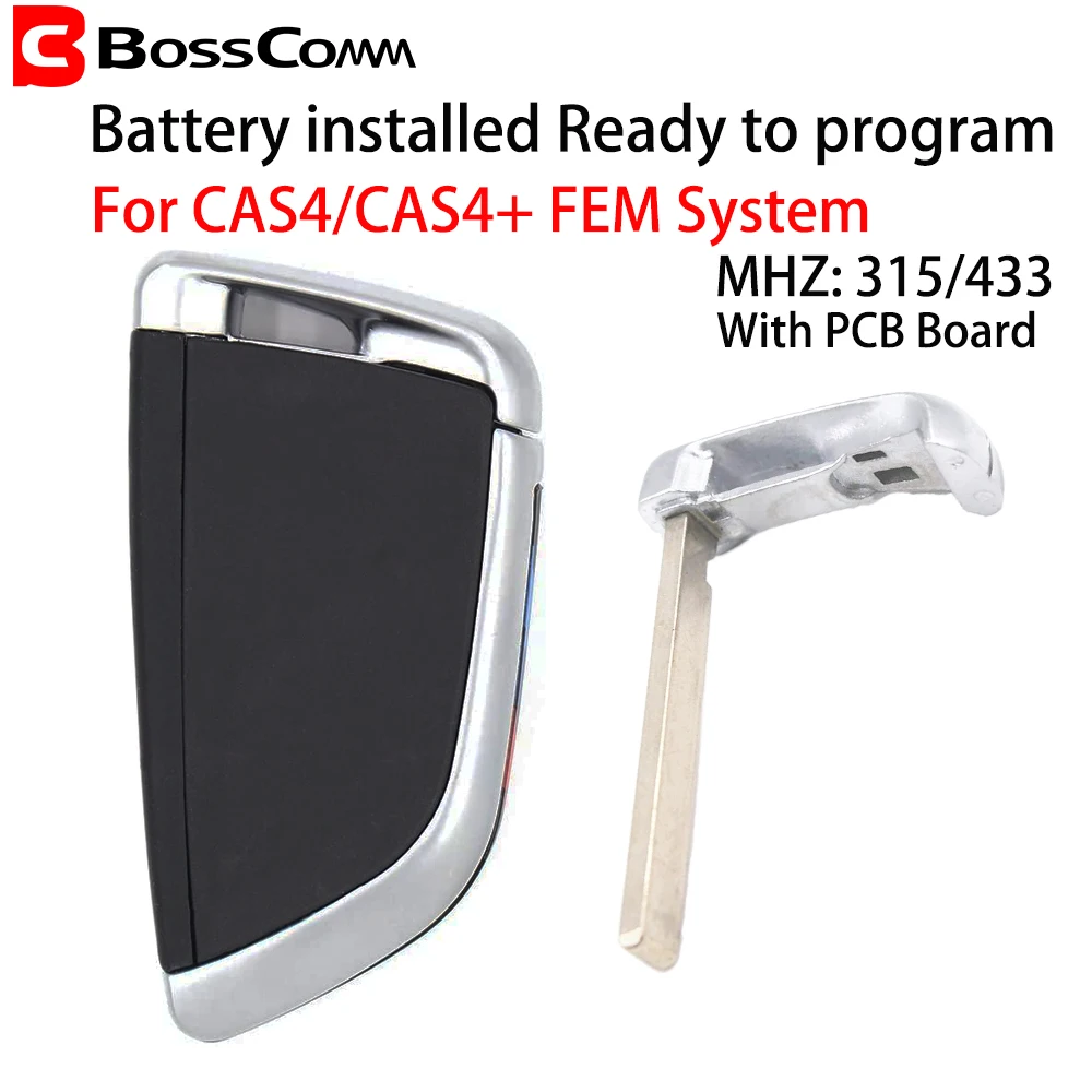 Пульт дистанционного управления Bosscomm для автомобильного ключа BMW CAS4 + система FEM 4