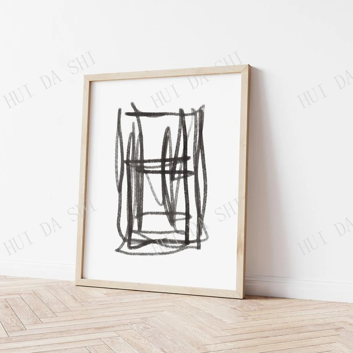 

Abstract Art Prints, Scribble Line art, Printable Art, Line Drawing Print, Minimalist Prints, Modern Wall Art Poster