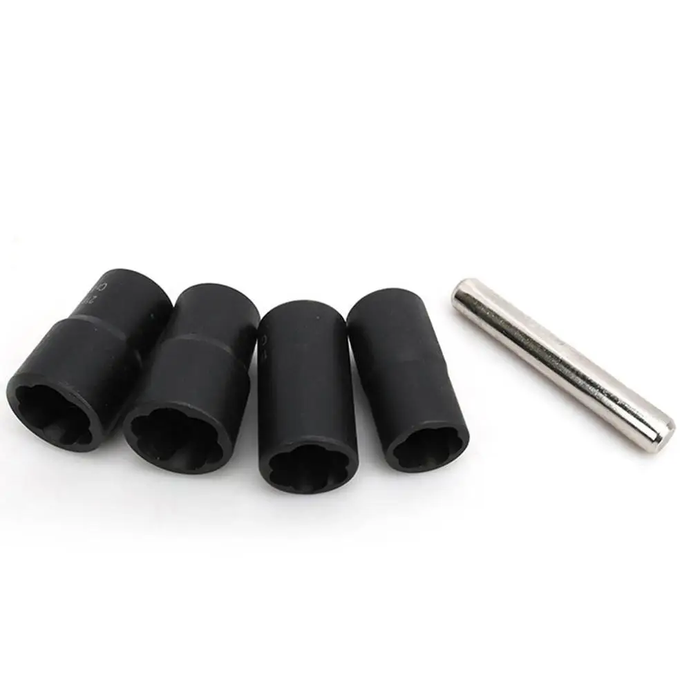 

Damaged Bolt Nut Screw Remover Extractor Removal Set Nut Removal Socket Tool Threading Hand Tools Kit With Box