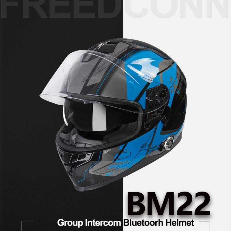 Новинка 2019 BT переговорное устройство FreedConn BM22 967 4 1 CSR для мотоциклетного шлема