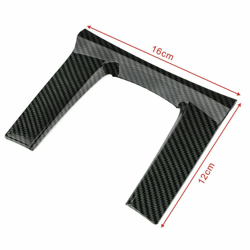 

Trim Shift Gear Panel Cover ABS Auto Car Carbon Fiber Decor Interior New