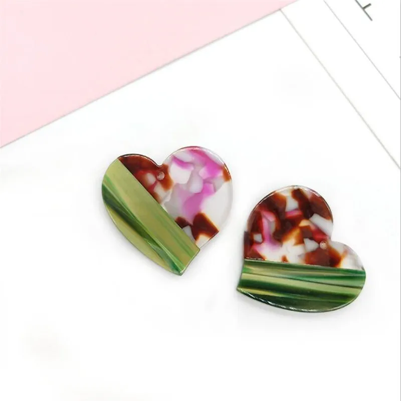 Акриловые бусины в форме сердца 2 шт./лот | Украшения и аксессуары