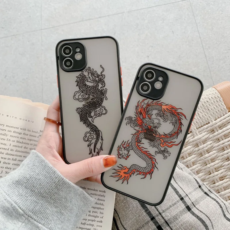 

Cartoon Lucky Smiley Straight Edge Phone Case For iPhone 12 Mini 11 Pro XS Max XR X 7 8 Plus SE 2020 12Pro Clear Soft TPU Cover