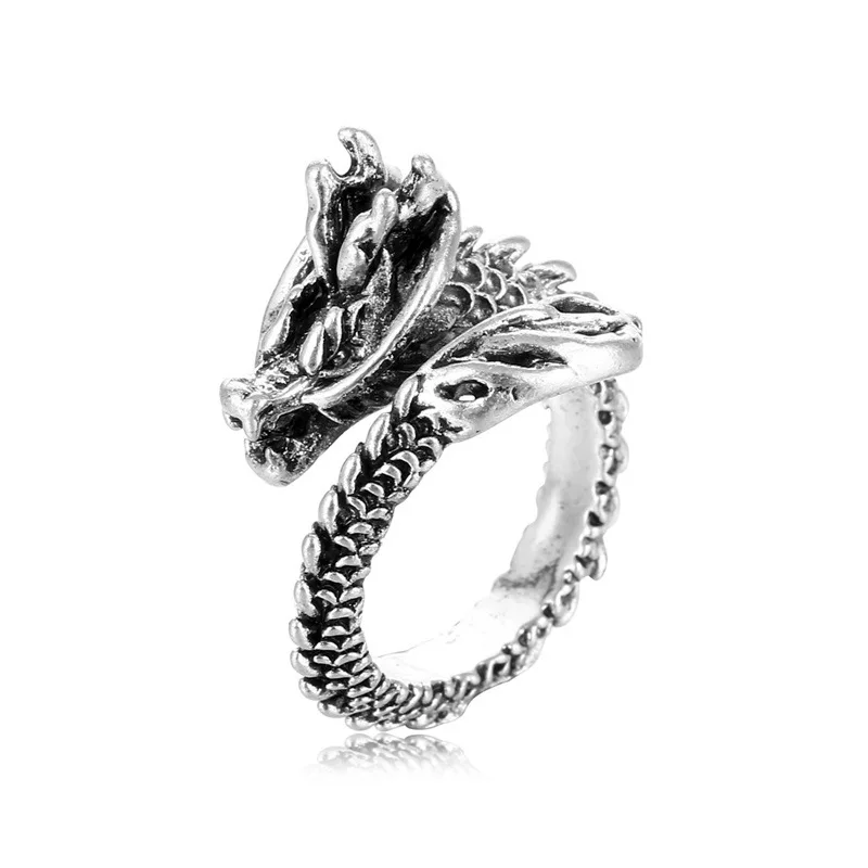 Винтажное кольцо Aoney в стиле панк из сплава Крутое и красивое регулируемое