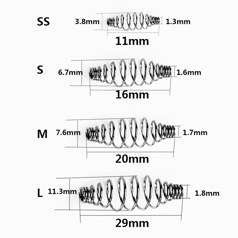 100pcs Spring set Fishhook Swivel Carp Fly Fishing Hooks Single Circle Fishing Tackle Accessories jig Lure Line Cord Tool