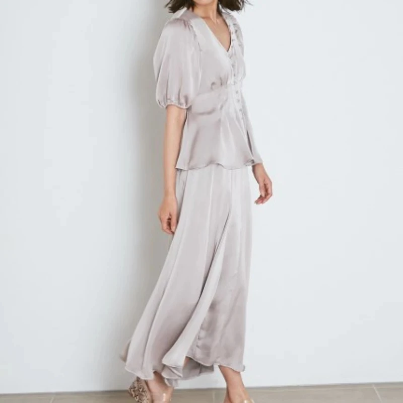 

Elegant Temperament Irregular High Waist Skirt Japan Style Draped A Line Design Jupe Spring Summer Sweet Solid Woman Skirts