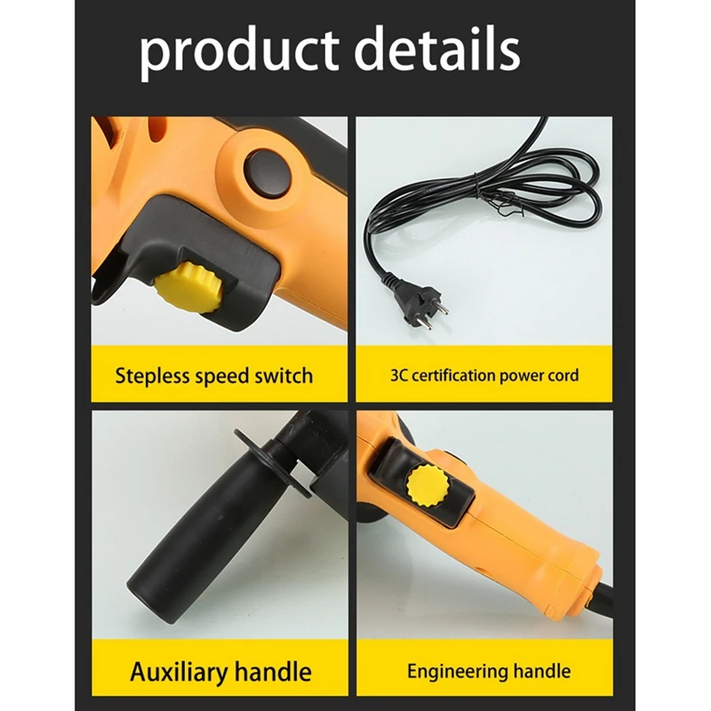 

HOT Car Polishing Machine Waxing Machine Beauty Tools Floor Electric Household Car Scratch Repair Sealing Glaze EU Plug