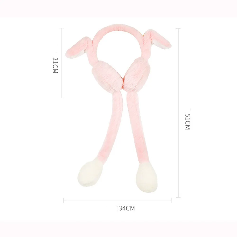 

Women Winter Warm Earmuffs Cute Rabbit Airbag Plush Ear Warmer Gifts LL@17