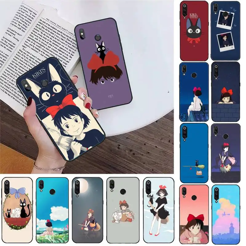 

FHNBLJ Kiki’s Delivery Service Phone Case For Redmi K20 4X GO for Redmi 6pro 7 7A 6 6A 8 5plus note 9 pro Capa