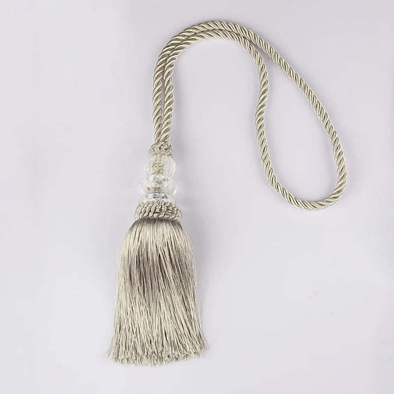 1 шт. подхват для штор с кисточками из Искусственного хрусталя и бусин украшение