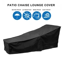 garden sunbed cover sun chaise lounge cover waterproof lounge chair recliner protective cover for outdoor courtyard garden patio