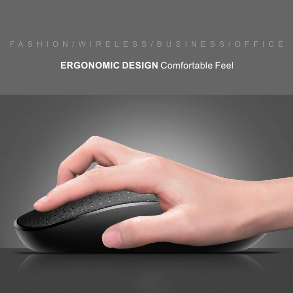 

LX710 2.4GHz Wireless Keyboard Mouse Combo 4 Buttons Optical Mice Set Ultra Slim Chocolate Keycap for Laptop Desktop Computer